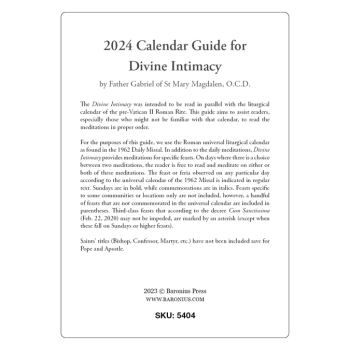 Divine Intimacy Calendar Guide Cards